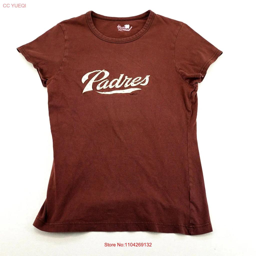 Grs Co Ed Padres Unisexs T Shirt With Rhinestone Embellishunisexts Size Xl Vintage Comfortable Homme Soft