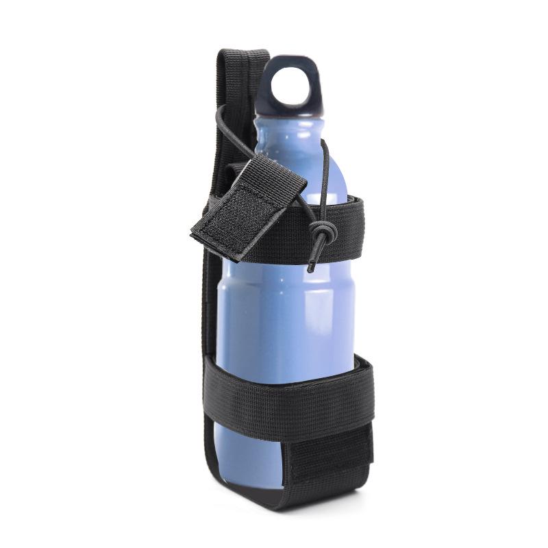 Outdoor Hiking Tactical MOLLE Water Bottle Holder with Strap