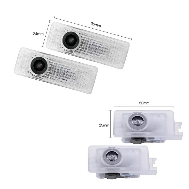 DKHN5 2Pcs HD Car Door Welcome Light LED Projector Lamp For BMW G30 G32 G01 G02 G05 G06 G07 G26 G23 G22 F40 F20 G08 G16 G15 G14 G12