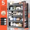 Beifu 5-Tier Adjustable Carbon Steel Kitchen Storage Rack