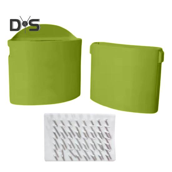 

Сборник для волос Душевая ловушка для шерсти Предотвращает засоры канализации Простая установка Улавливатель для волос для душа Сменная полоска Душевая ловушка для волос зелёный