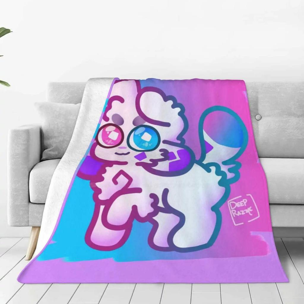 Kittydog Trend Style Funny Fashion Soft Throw Blanket Kittydog