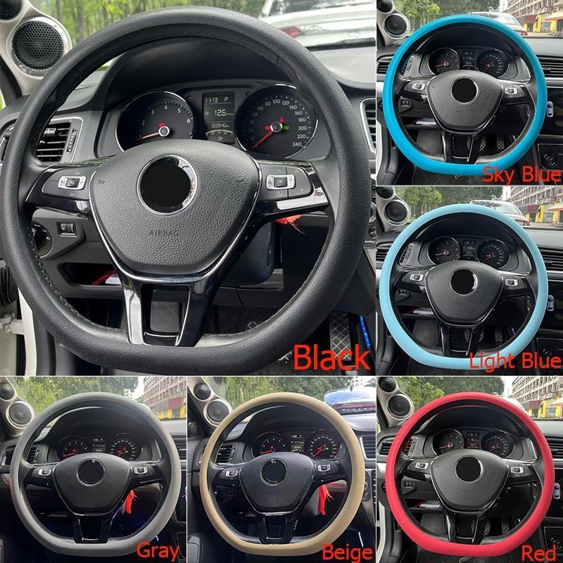 1 szt. Fajna, antypoślizgowa silikonowa osłona kierownicy, ochronna osłona kierownicy