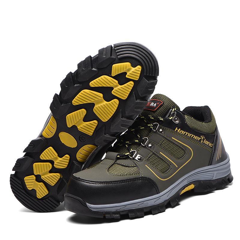 Labor Insurance Shoes Anti-smashing and Anti-piercing, Lightweight and Wear-resistant Sports Mountaineering Safety Shoes, Work Shoes