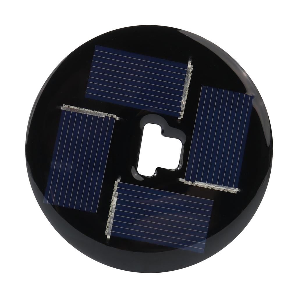 Round Shaped Solar Panel 2V 160mA Current Solar Board Perfect For DIY Projects And Small Appliances