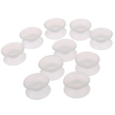 10Pcs Double Sided Suction Cup Sucker Pad For Glass Plastic Clear Sucker Holder