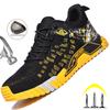 Steel Toe Work Shoes Safety Boots Anti-smashing Safety Shoes Men Footwear Construction Breathable Sneakers Work Boots Shoes Male