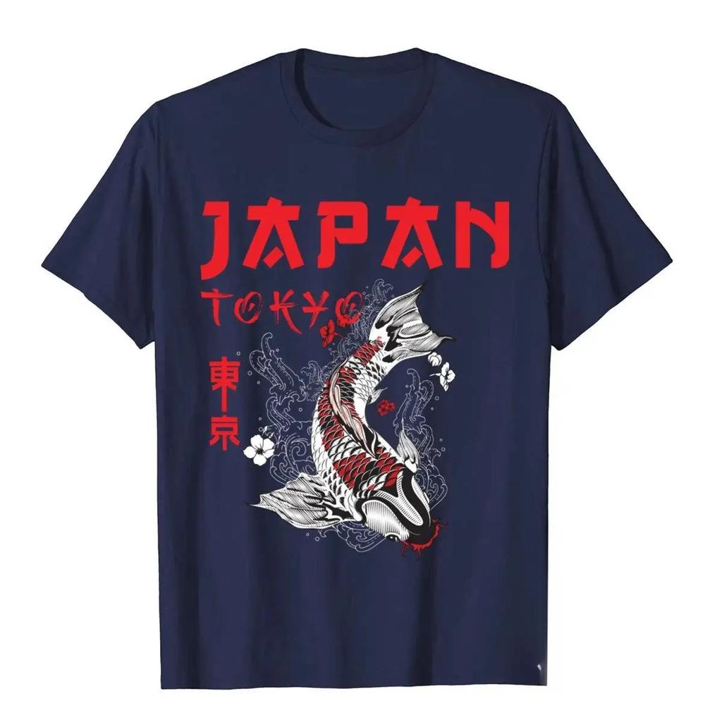 Yakuza Tokyo Koi Fish Men Women Tshirt Harajuku Manga Y2K Sport Casual Pop Simple Pure Cotton Short Sleeve Top Clothes Summer