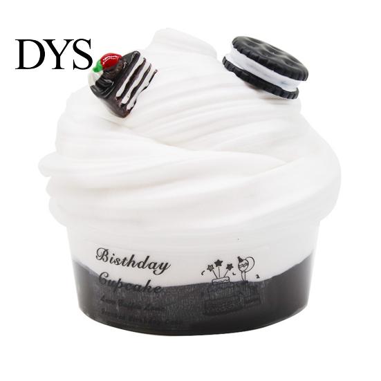 Elastic Squeezing Toy 60ml Biscuit Slime Rebound Portable Display Mold Decompression for Nursery School Fidget