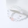 Luan Starlight Freshwater Pearl Bracelet - Tangerine, Pink, White - Unique Design for Women