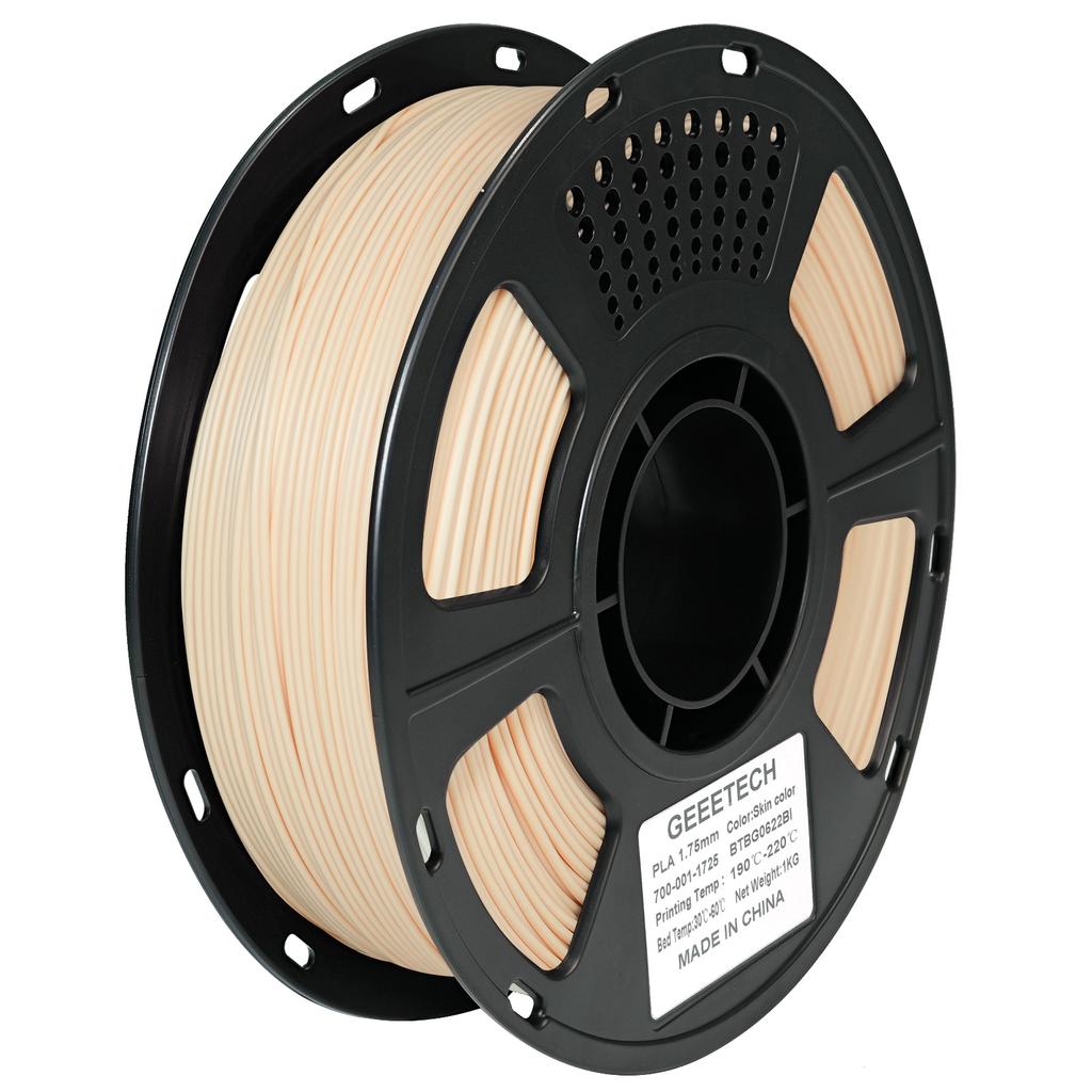 GEEETECH Standaard PLA Filament 1kg 1.75mm 3D Printer Plastic Materiaal, Nauwkeurigheid 0.03mm, Meerdere Kleuren, Geschikt voor de Meeste FDM Printers