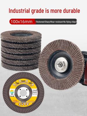 Flap Disc for Angle Grinder, Metal & Stainless Steel Polishing, Thousand Leaf Sanding Wheel