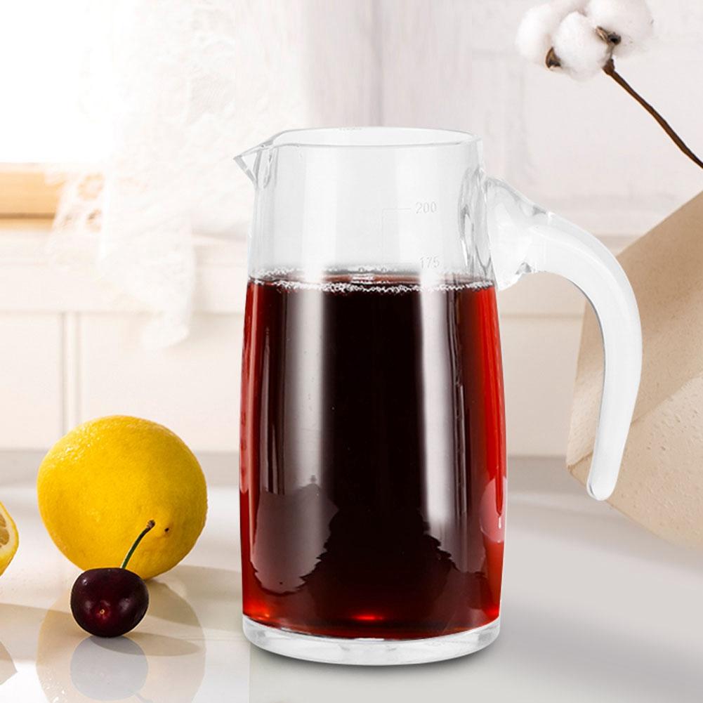 200ml Akrilik Şeffaf Meyve Suyu Şişesi Su Sürahisi Şarap İçecek Kabı Kettle Sürahi Bar için