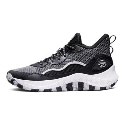 Curry 3Z 24 Antidérapantes Résistantes à l'Abrasion Basse Top Chaussures de Basketball Unisexe Noir 3027626-001