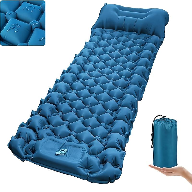 1PC Outdoor Inflatable Sleeping Pad 1Minute Quick Inflation Extra Thick Puncture‑Proof Camping Mat for Hiking Backpacking Travel