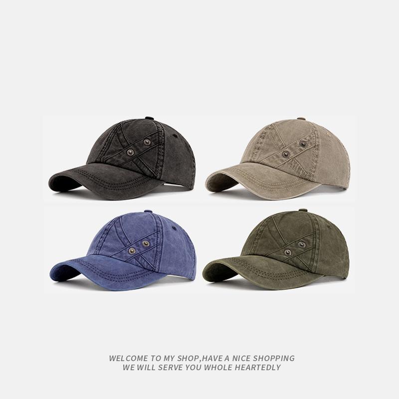 Men's Baseball Cap Cotton Cap Outdoor Sports Cap Sun Hat