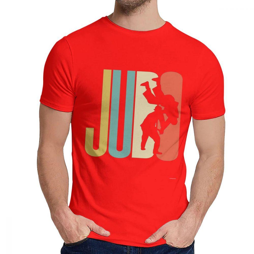 Judo Japansk kampsport T-shirt Mode Rundhalsad Nördig Unisex Bomull Stor Storlek T-shirt