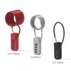 4 Digit Combination Code Number Lock With Spring Coil Wire Rope Colorful Code Lock for Travel Luggage Padlock Cabinet Locker