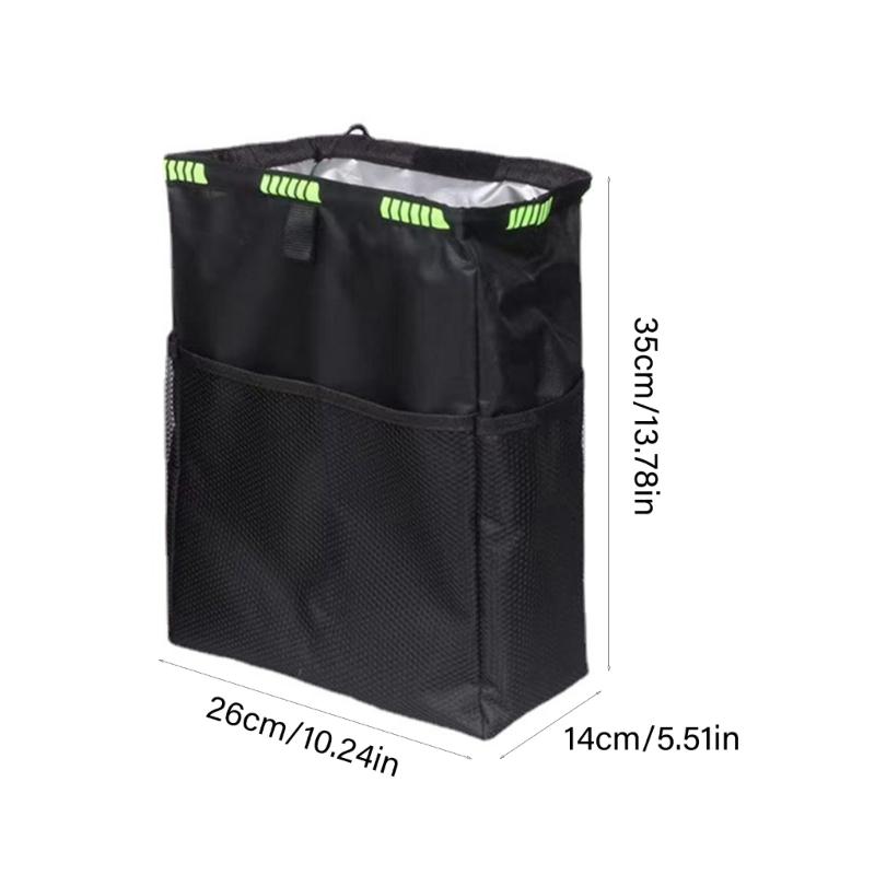 Multifunctional Car Seat Storage Bag Oxford Cloth Storage Bag Garbage Bag Organizer Box Trash Can
