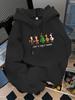 Unisex Fall Autumn Christmas Christmas Tree Reindeer Snowman Print Kangaroo Pocket Graphic Hoodie Hooded Sweatshirt Print Casual