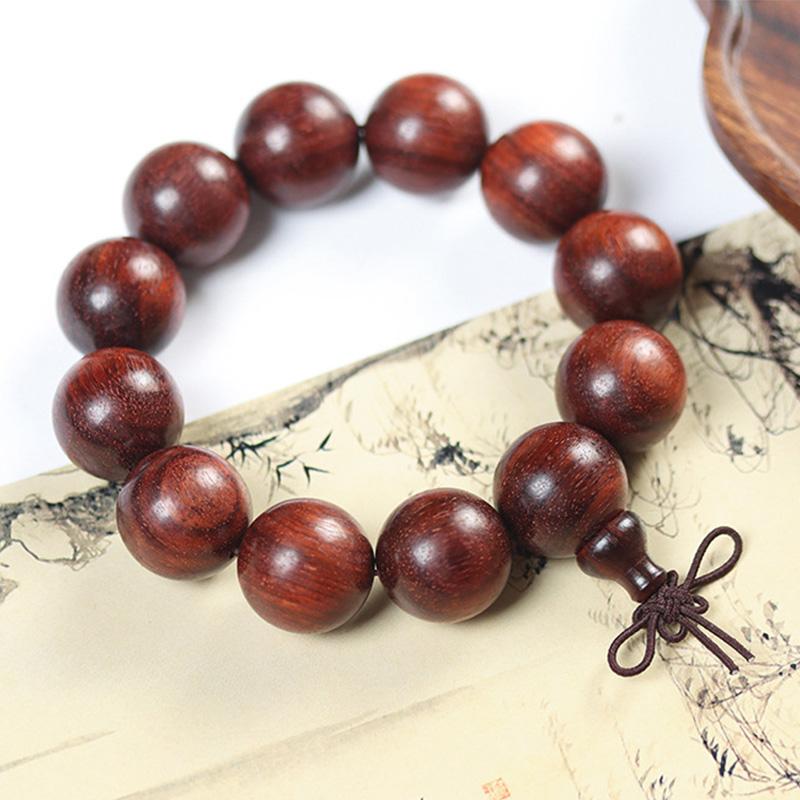 Hot Selling Natural Fragrance Bracelet China Modern Gift Perlenbesetzt Exquisite Design Smooth Wooden Bead Bracelet