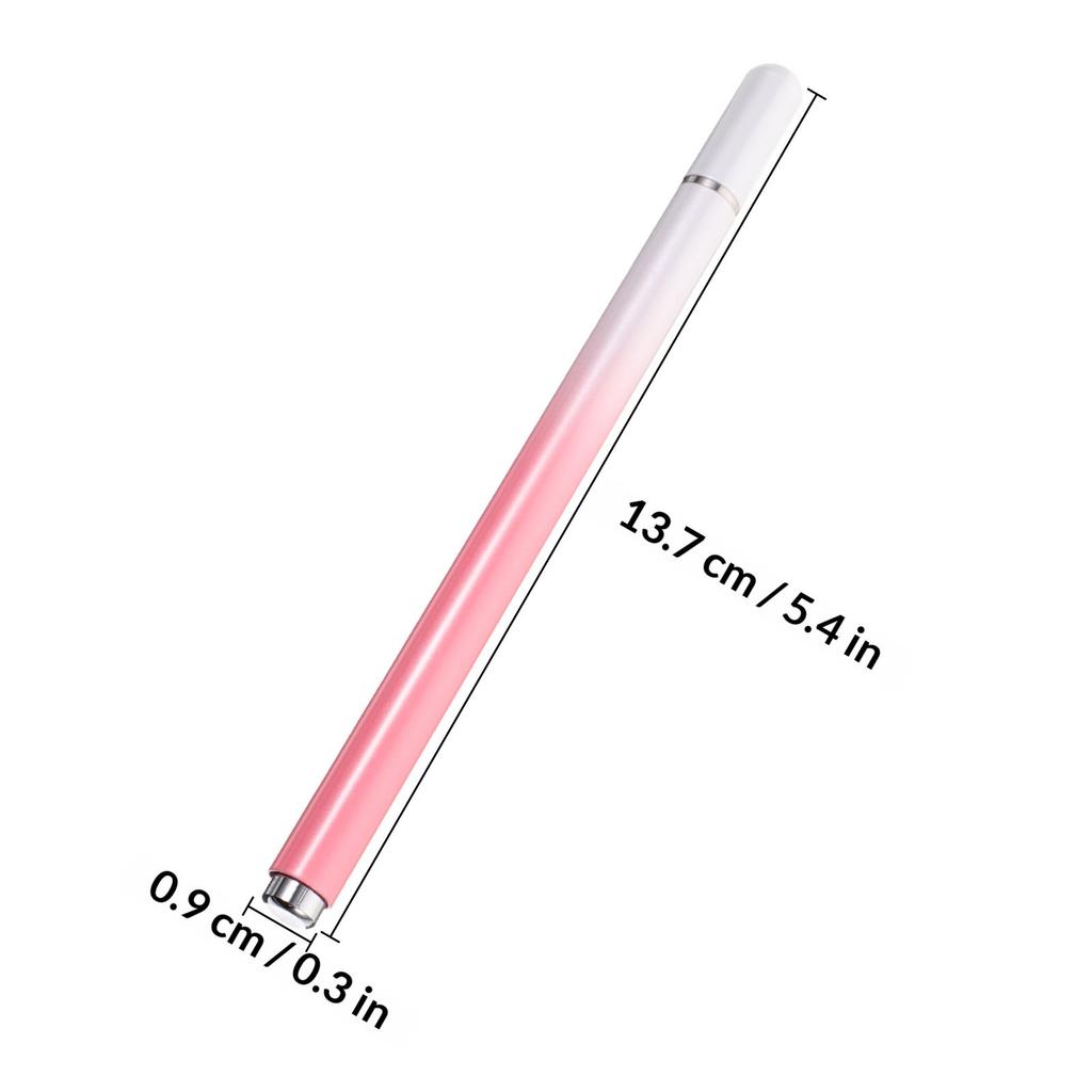 Touchscreen Capacitive Stylus Pen Metal Body Two-Way Magnetic Cap Suitable for Most Screens Note Taking Drawing Gaming Tablet