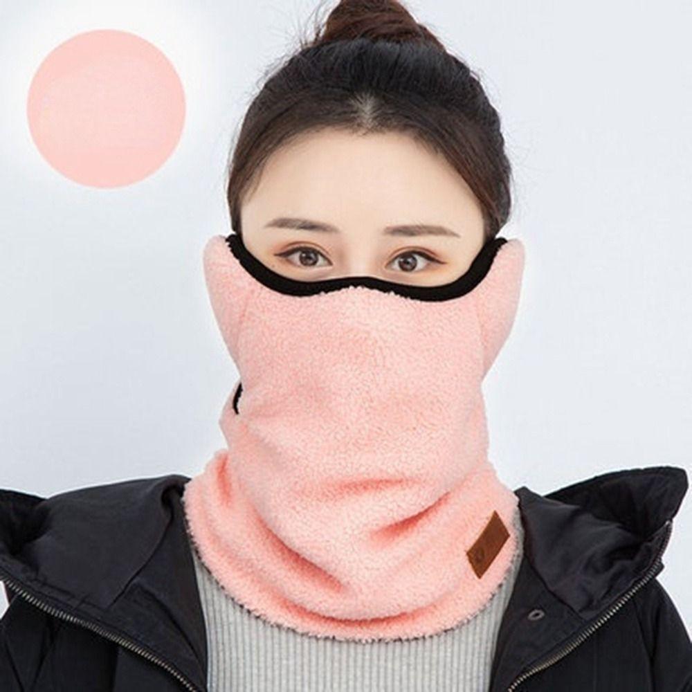Neck Warmer Windproof Face Mask Neck Tube Scarf Women Scarf Winter Neck Mask Cycling Face Scarf