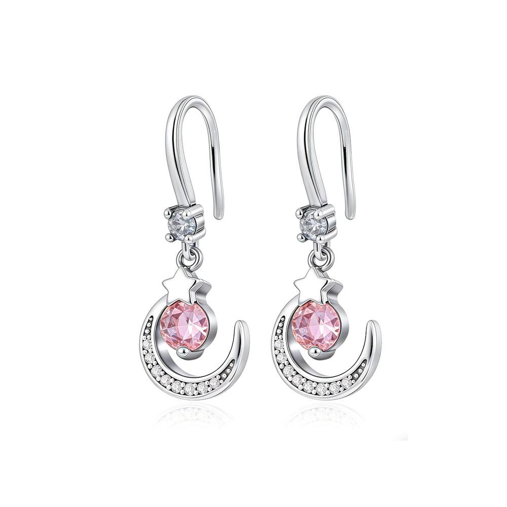 Stitch the Pooh Donald Duck Minnie 925 silver exquisite earring accessories fit birthday party anniversary couple gi
