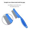 6Pcs/set Pet Flea Comb Stainless Steel Head Lice Comb Fine Tooth Dogs Cats Grooming Combs Dematting Tool Pet Dandruff Combs