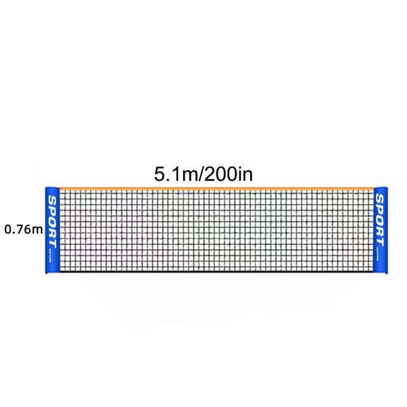 Portable Height-Adjustable Badminton Tennis Net