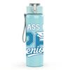 1PC Class Of 26 Senior Blue Letter Print 750ml Color Plastic Sports Water Bottle Leakproof Flip Straw Lid Suitable for Sports Office Home Use