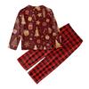 Christmas Prints Family Matching Long Sleeve Tops+Pants Set Family Matching Sets