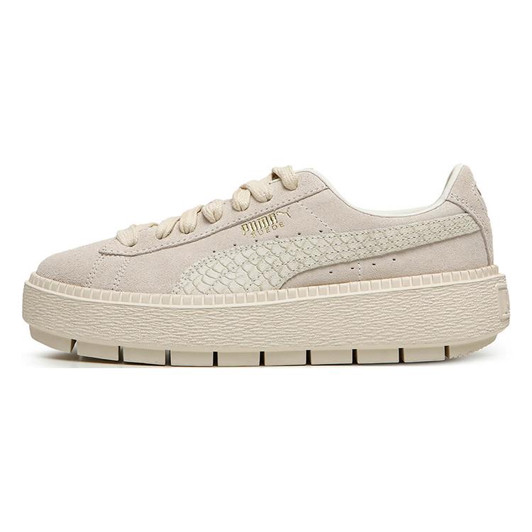PUMA Suede Platform Trace Animal Cream Y Womens 367814-02 38.5 белый/бежевый