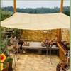 Beige sunshade net, foreign trade sunscreen, cross-border sunshade net, beige four-corner sunshade sail.