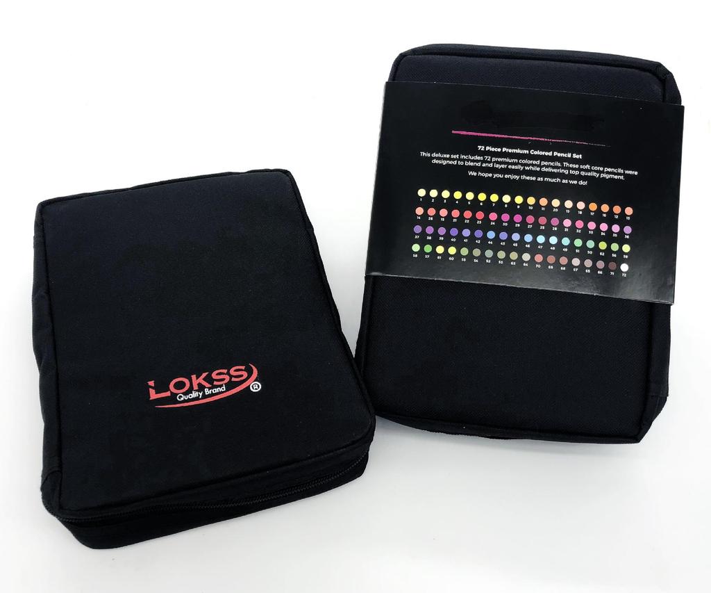 72-Color Oil-Based Colored Pencil Set for Art Painting