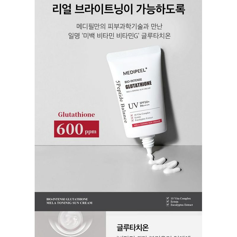 MEDIPEEL - Bio-intensive Glutathione Mela Toning Sonnencreme