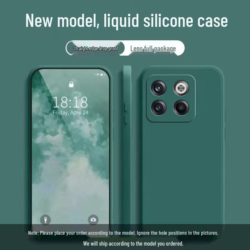 

OnePlus Ace Pro Liquid Silicone Protective Case: Full Coverage, Drop-Proof, Solid Color, Skin-Friendly, Simple Design. OnePlus Ace Pro