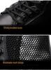Men's Large Size Mesh Leather High-Top Casual Outdoor Work Boots (38-52)