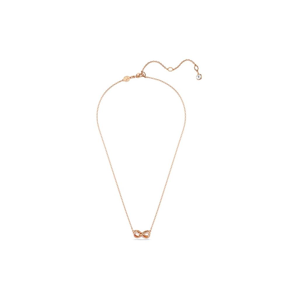 Swarovski Hyperbola Inlaid Infinity Symbol Design Cubic Zirconia Necklace Women necklace Rose-Gold 5684084