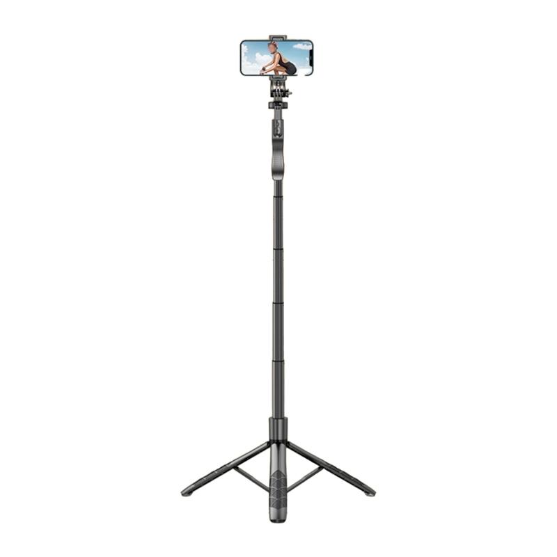 

Mini Selfie Stick Tripod Pocket Tripod Phone Grip Portable Small Size Travel Phone Selfie Stick Handheld Metal Mount
