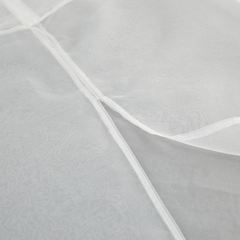 Fustă Sexy din Plasă Transparentă Femei Alb Talie Înaltă Fantă Largă Fuste Lungi Toamnă Modă de Stradă Club Petrecere Fustă Femeie