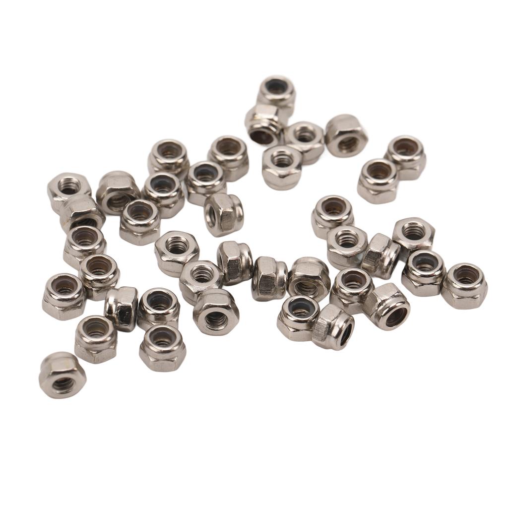 40Pcs RC Wheel Lock Nut Iron M2.5 Hex Accessory Set Kit for 1Celsius18 Climbing Car
