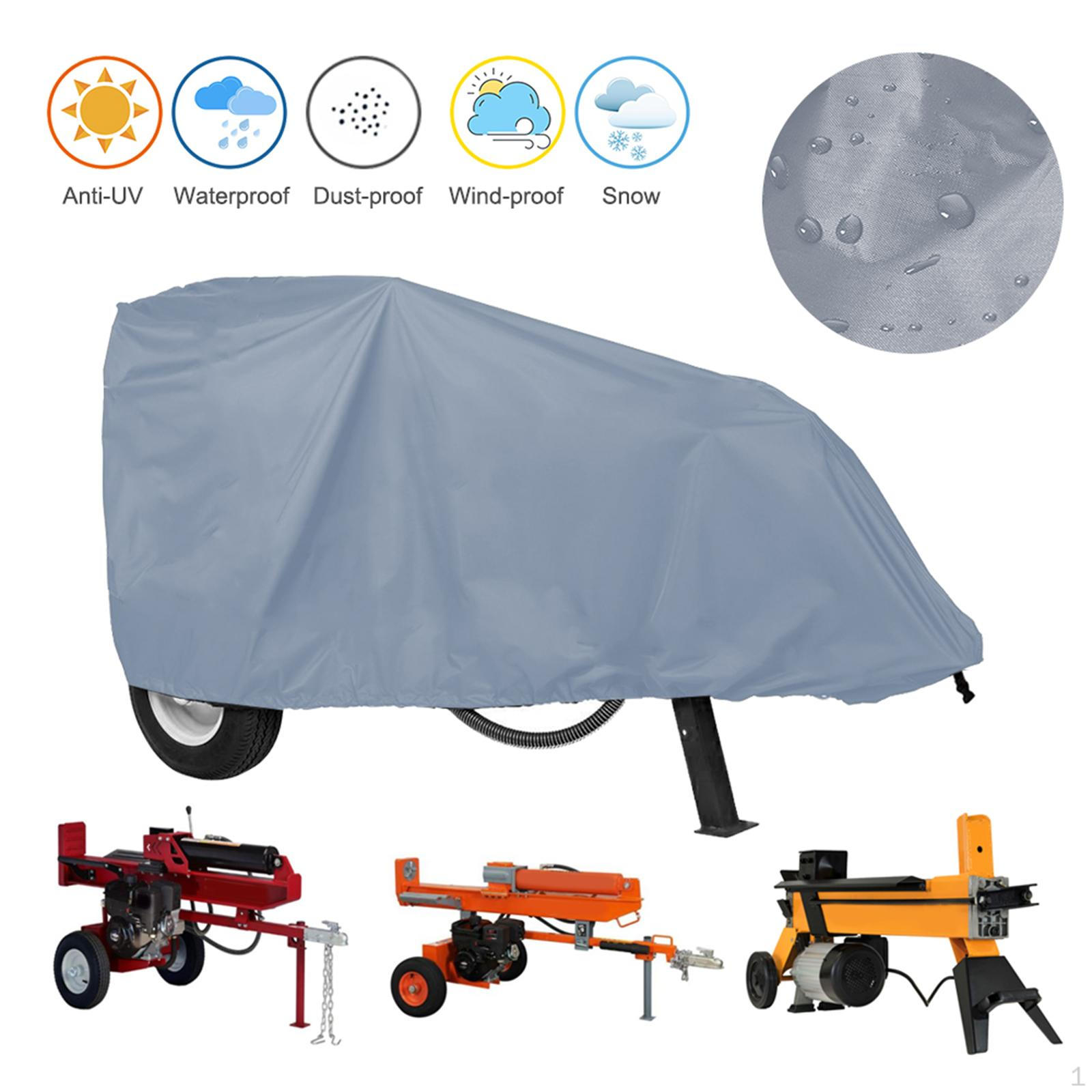 

210 Cloth Log Splitter Rain Cover, Against Dustproof Storage Cover for Outdoor сірий колір