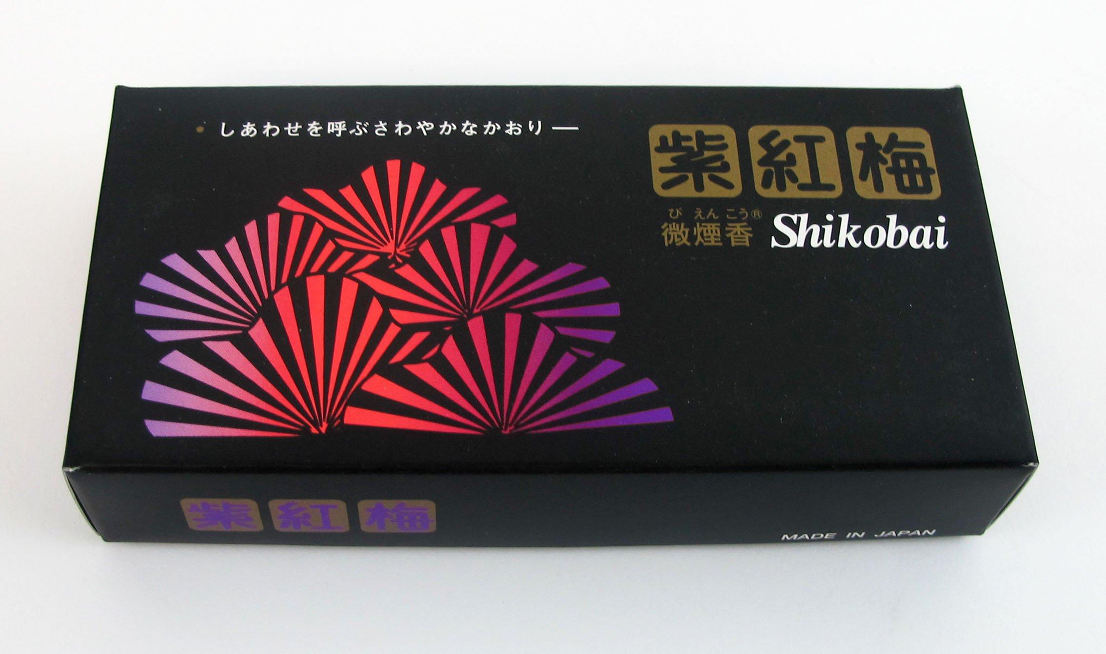 

Seijudo slight smoke incense purple red plum small