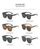 2025 Fashionable Large Frame Polarized Sunglasses - UV Protection, Slimming Effect, for Men & Women