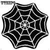 Black Spider Web Entrance Door Mat, Foyer Decorative Foot Mat