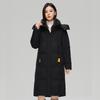 Giacca Invernale da Donna Stile Coreano con Cappuccio e Cappotto Lungo Caldo Largo
