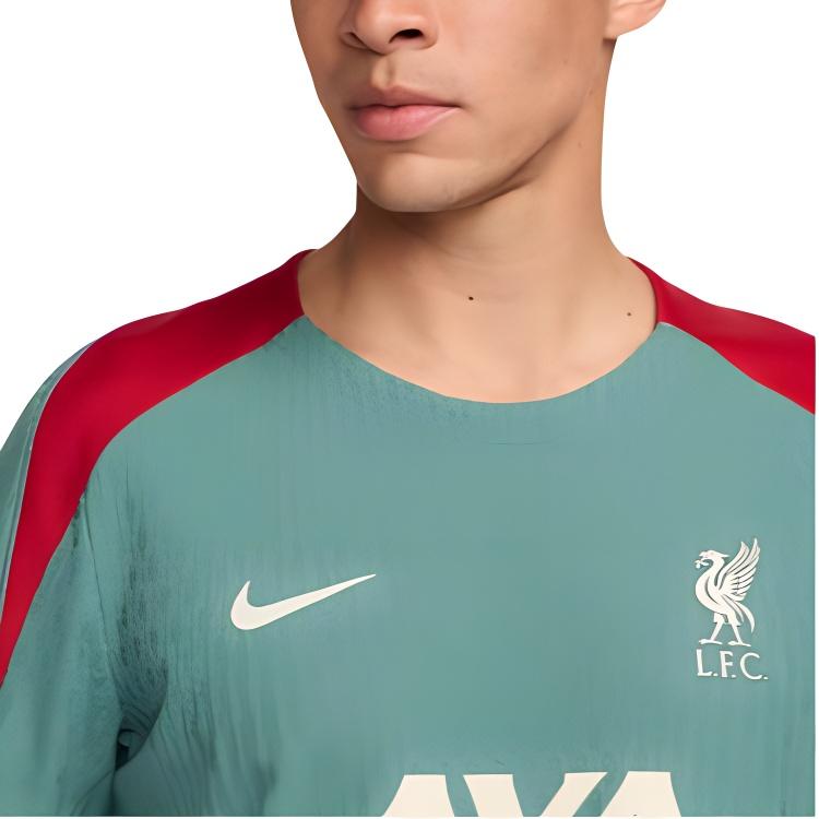 Nike Liverpool Dri-FIT ADV FC 24/25 Elite Strike Comfortable Stylish Versatile Short Sleeve Football Shirt Men Tops Green FN9260-362