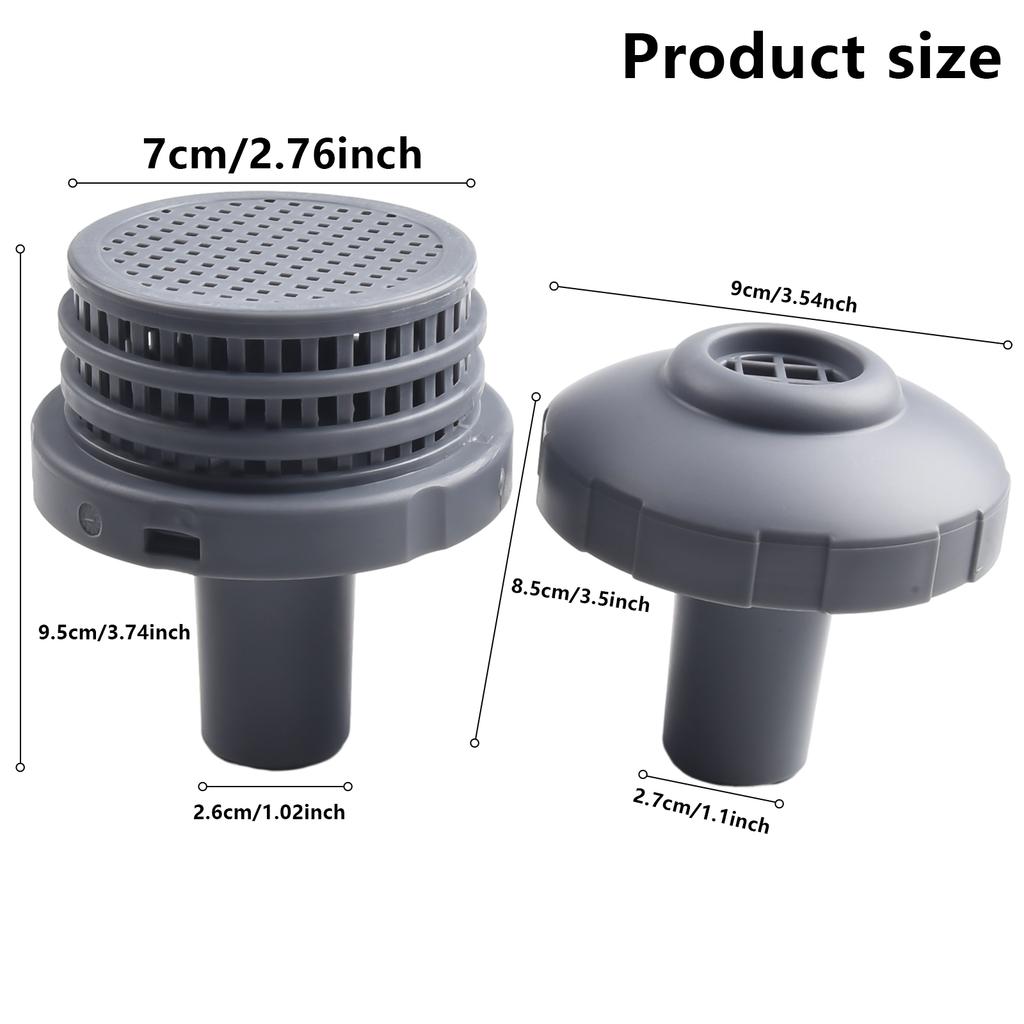 For INTEX 32mm Swimming Pool Screen Inlet Nozzle Hose Connection 32mm Swimming Pool Screen Mesh Inlet Nozzle Hose Connection