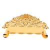 Napkin Holder European Style Metal Hollow Flower Pattern Paper Tissue Holder Freestanding Paper